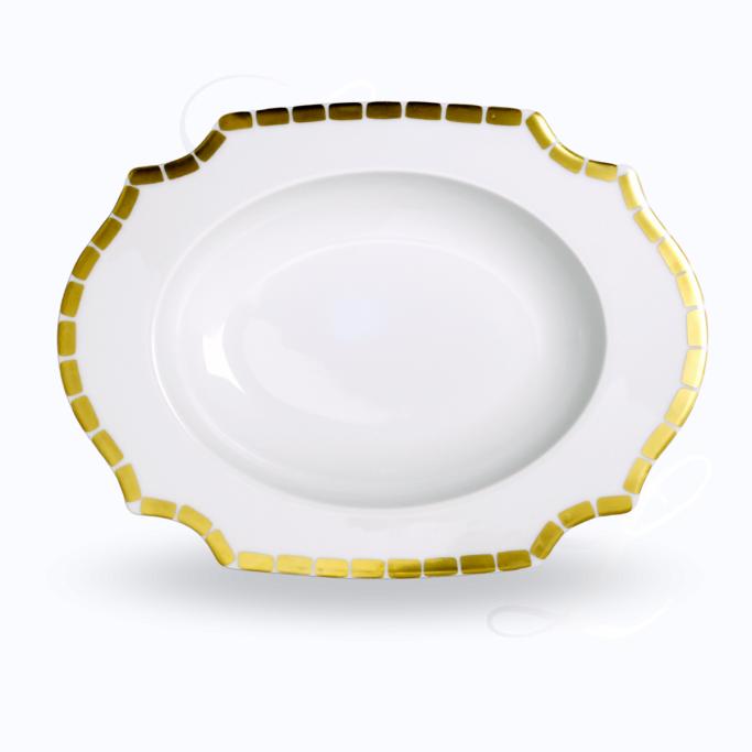 Reichenbach Taste Step Gold II soup plate oval 