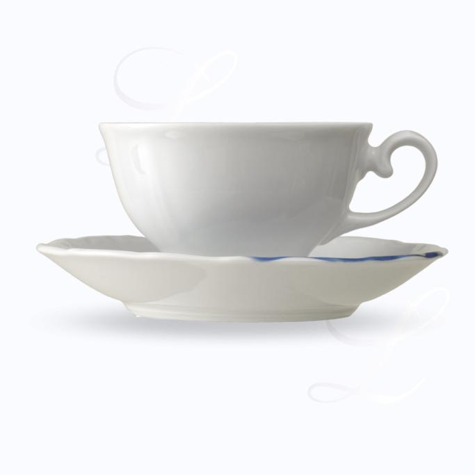 Reichenbach Blue Flou teacup w/ saucer 