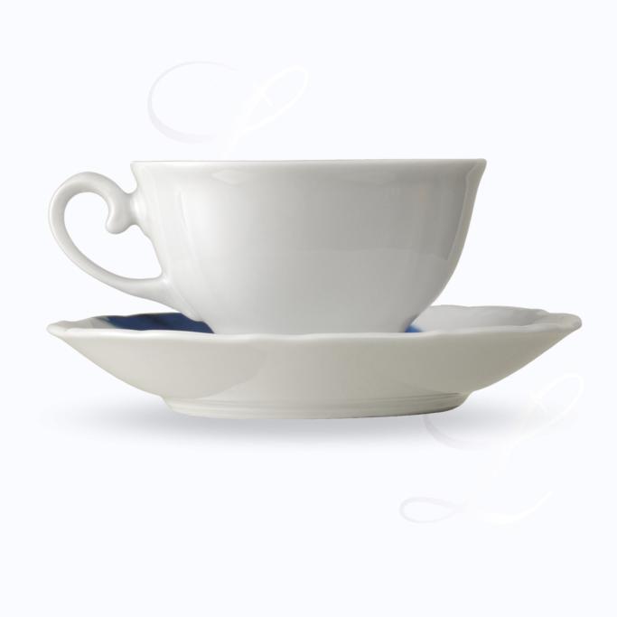 Reichenbach Blue Flou teacup w/ saucer 