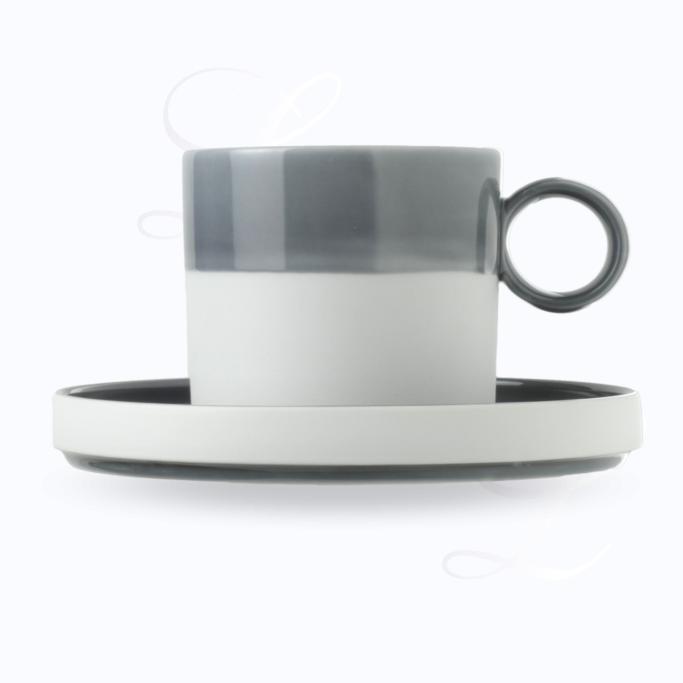 Reichenbach Nomus coffee cup w/ saucer grau