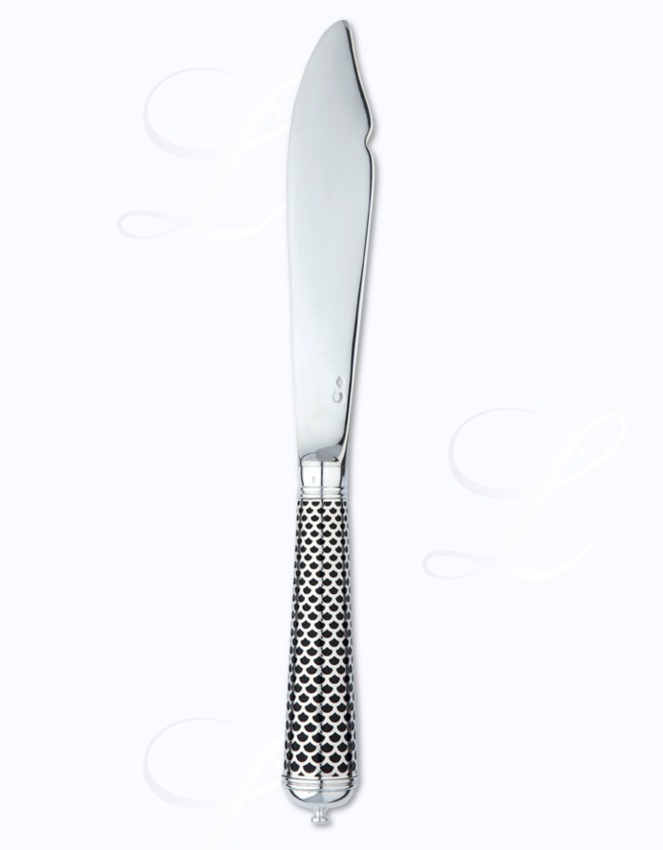 Ercuis Calypso Noir fish knife 