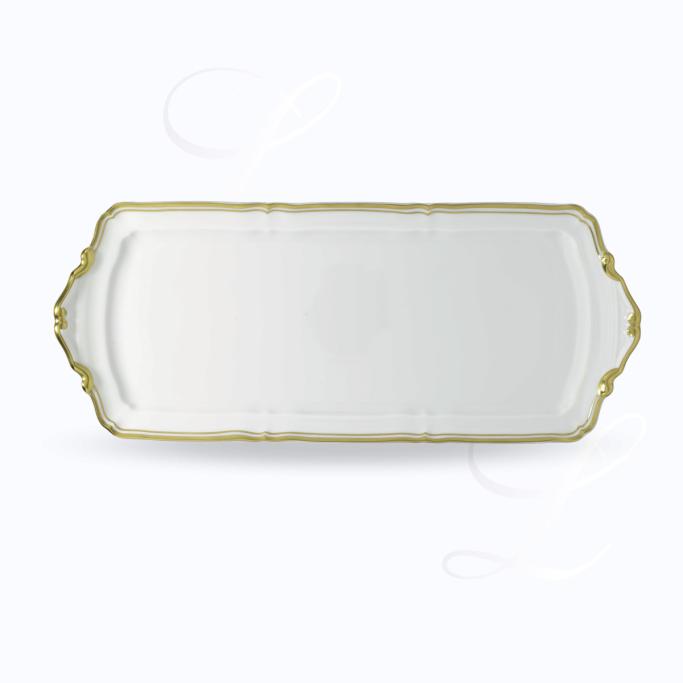 Raynaud Argent Polka Or cake plate oblong 