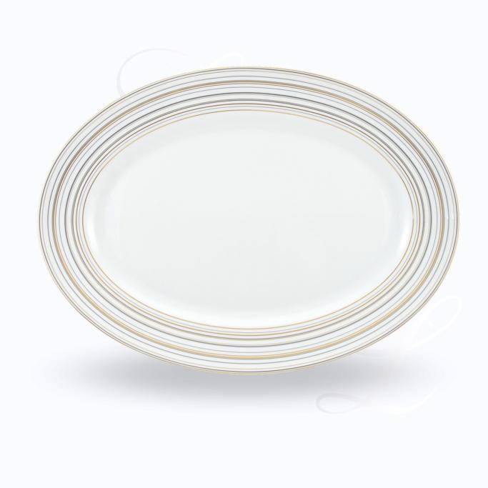 Raynaud Attraction Or Et Platine platter oval 
