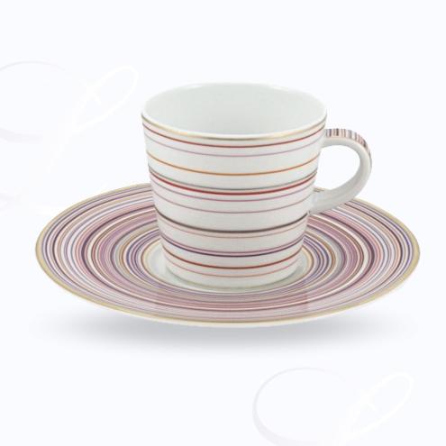 Raynaud Attraction Rose coffee cup w/ saucer 
