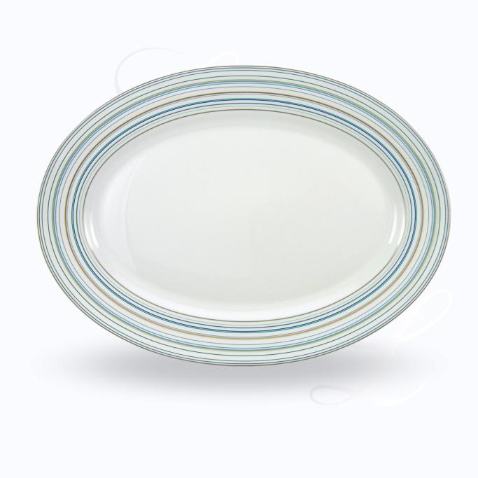 Raynaud Attraction Turquoise platter oval 