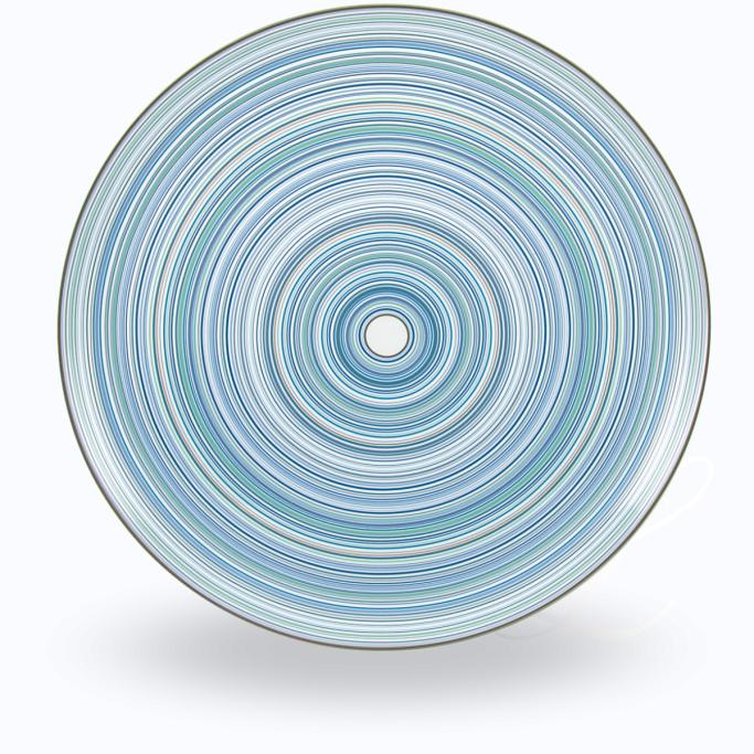 Raynaud Attraction Turquoise cake platter 