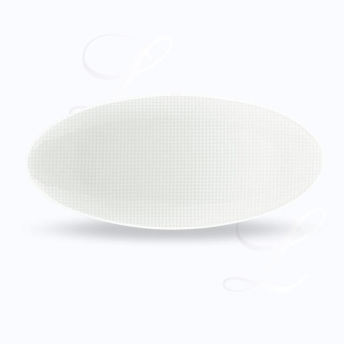 Raynaud Hommage Checks platter oval 4 sections 