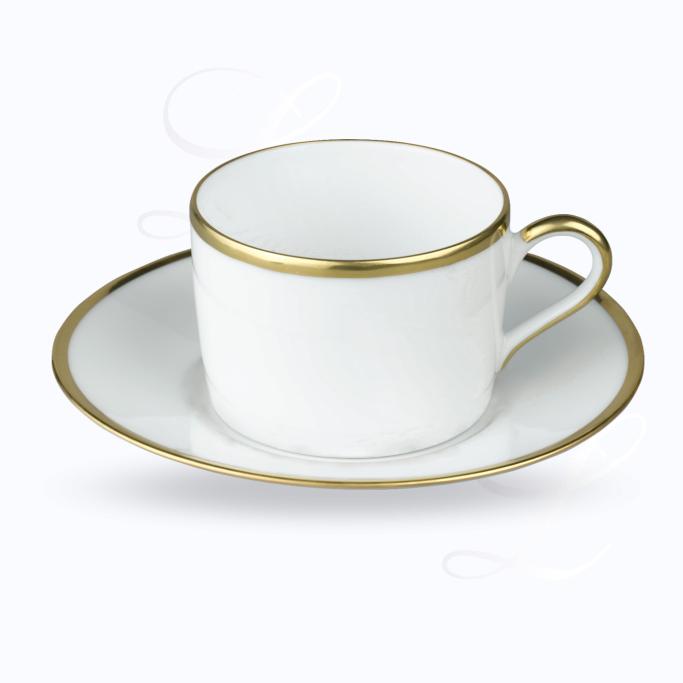Raynaud Fontainebleau Or teacup w/ saucer 