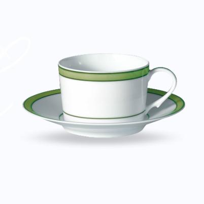 Raynaud Tropic Vert teacup w/ saucer large 