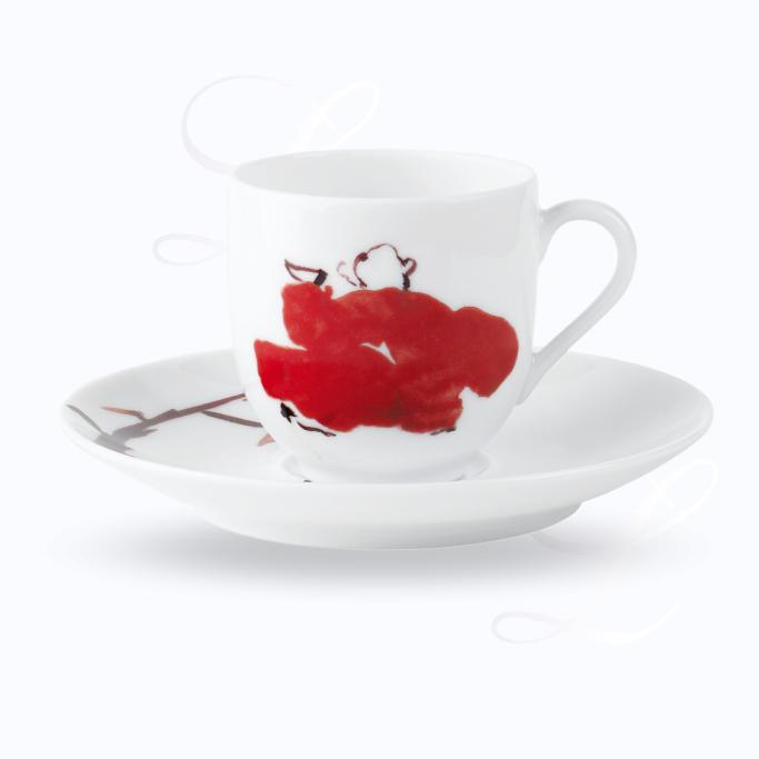 Raynaud Marquises Et Mandarins coffee cup w/ saucer 