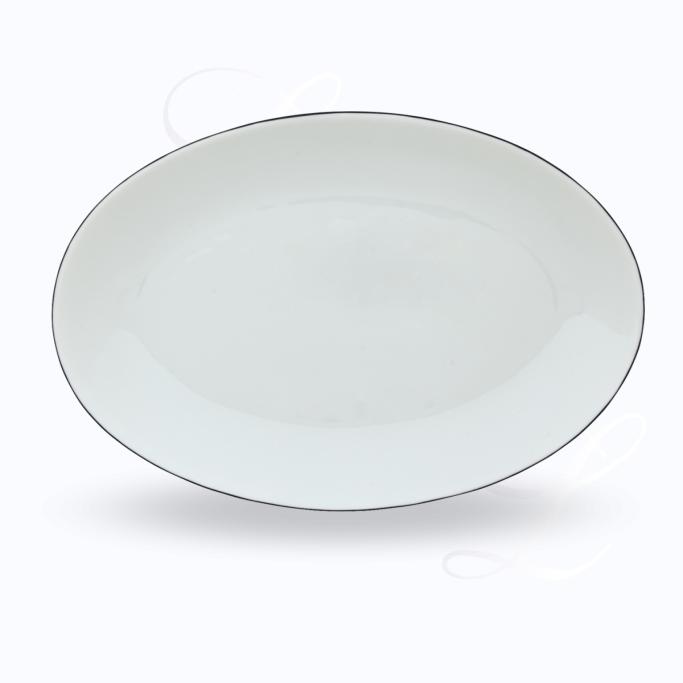 Raynaud Monceau Noir d&#39;encre platter small oval 
