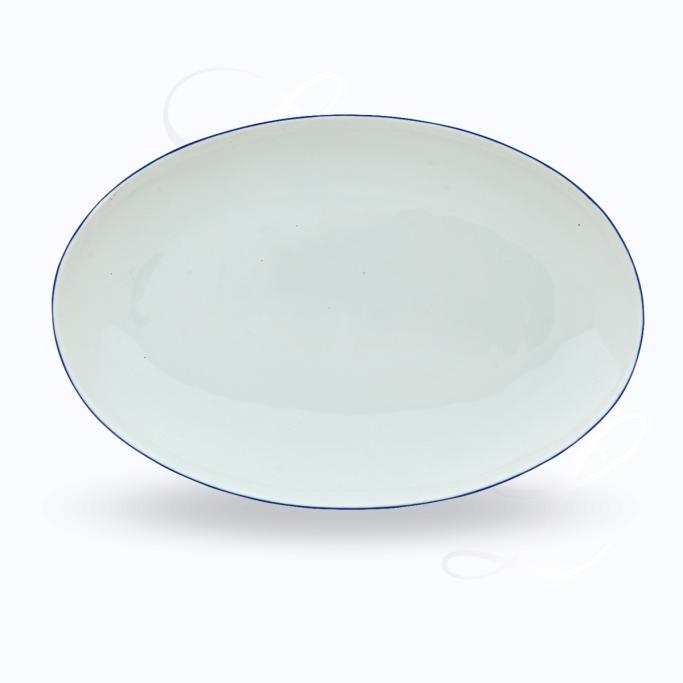 Raynaud Monceau Bleu Outremer pickle dish 