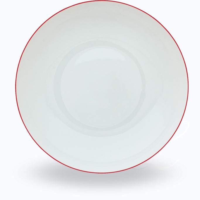 Raynaud Monceau Rouge Vermillon plate deep 22 cm 