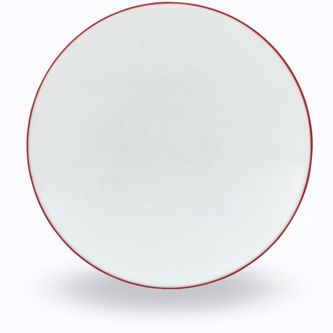 Raynaud Monceau Rouge Vermillon bread plate 