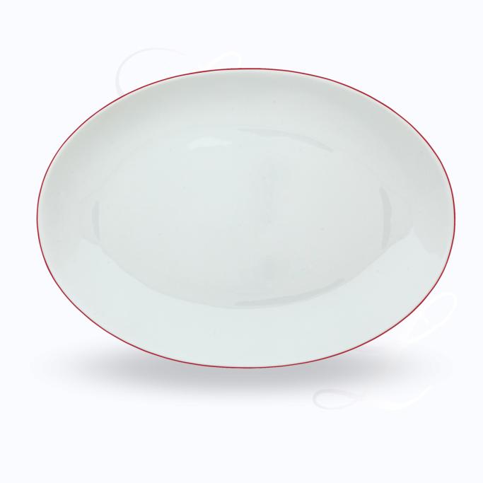 Raynaud Monceau Rouge Vermillon platter middle 