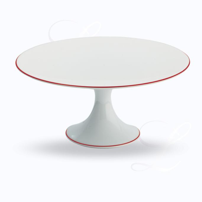 Raynaud Monceau Rouge Vermillon cake stand small 