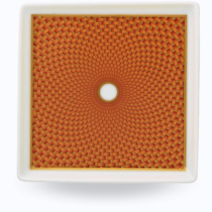Raynaud Tresor plate square orange