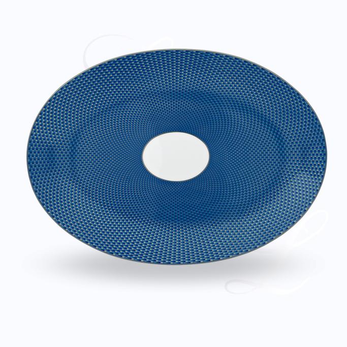 Raynaud Tresor bleu platter middle oval 