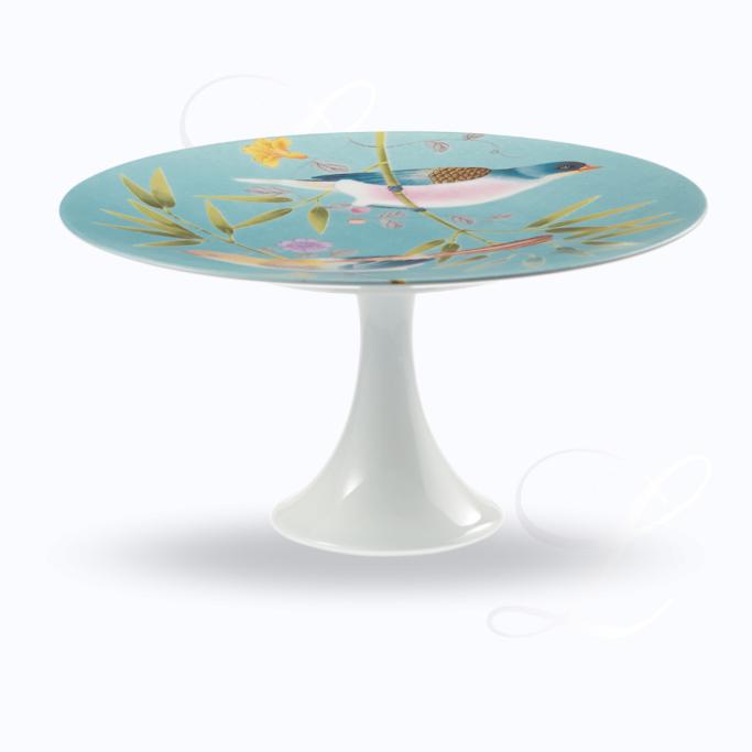 Raynaud Paradis cake stand middle n°2 turquoise