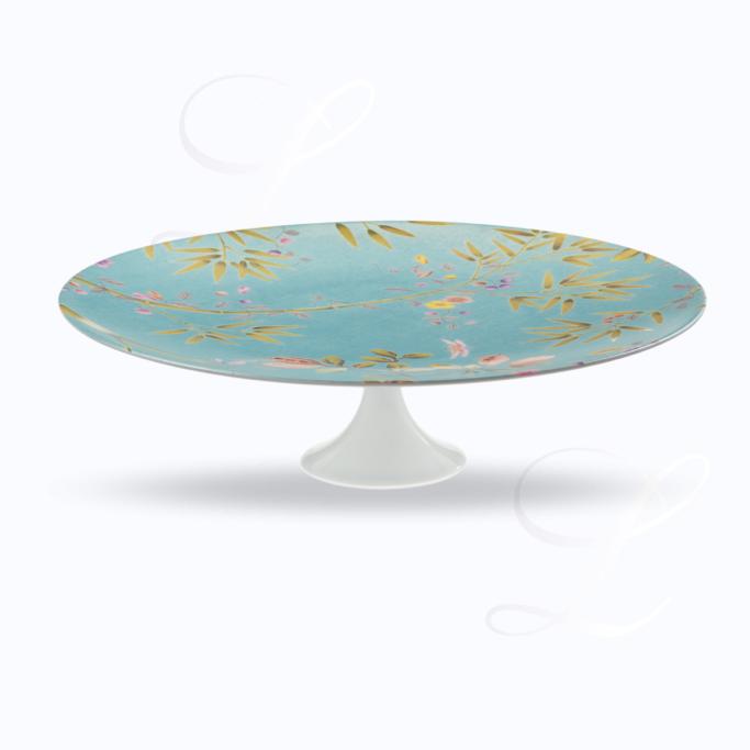 Raynaud Paradis cake platter turquoise