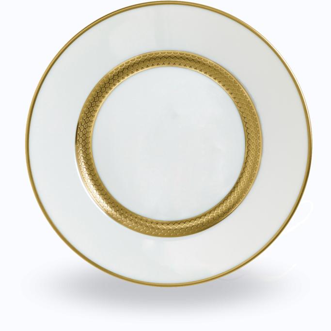 Raynaud Odyssee Or Blanc dessert plate 