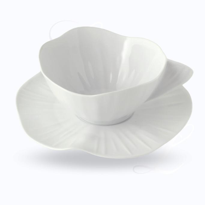 Jacques Pergay Lotus breakfast cup w/ saucer 