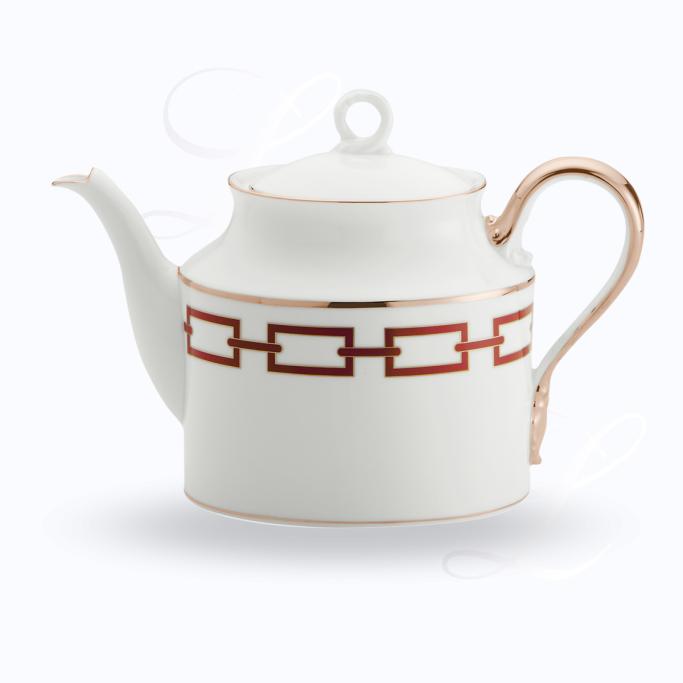 Richard Ginori Catena Scarlatto teapot 