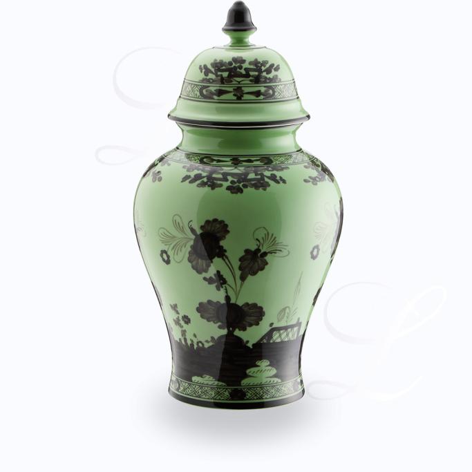 Richard Ginori Oriente Italiano Bario vase w/ cover 38 cm 