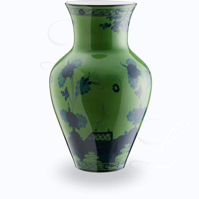 Richard Ginori Oriente Italiano Malachite vase 30 cm Ming