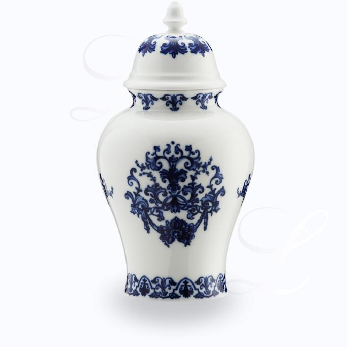 Richard Ginori Babele Blue Richard Ginori Babele Blue  Vase  mit Deckel 31 cm  Porzellan