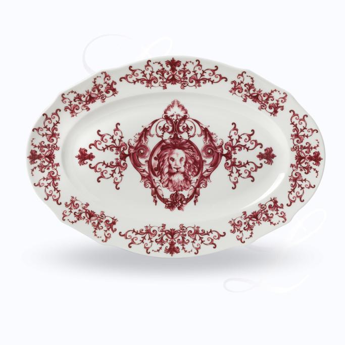 Richard Ginori Babele Rosso platter oval 37 cm Duchessa