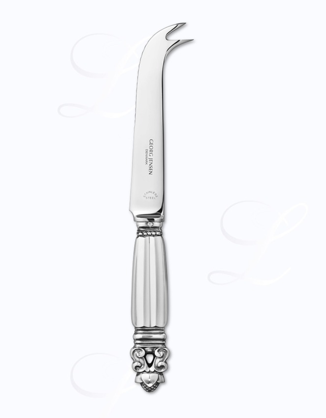Georg Jensen Acorn cheese knife hollow handle french 
