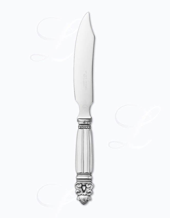 Georg Jensen Acorn cheese knife hollow handle 