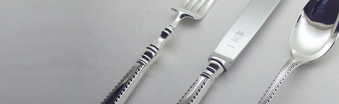 Topázio cutlery in sterling silver