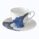 Reichenbach Blue Flou coffee cup w/ saucer 