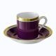 Reichenbach Colour III Bordeaux mocha cup w/ saucer 