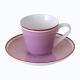 Reichenbach Colour Sylt Violett coffee cup w/ saucer 