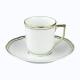 Raynaud Argent Polka Or coffee cup w/ saucer 