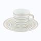 Raynaud Attraction Or Et Platine coffee cup w/ saucer 
