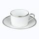 Raynaud Fontainebleau Platine teacup w/ saucer 