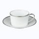 Raynaud Fontainebleau Platine teacup w/ saucer large 