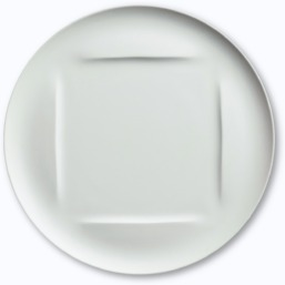 Assiette plate 30 cm en porcelaine - Lunes - Raynaud