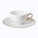 Raynaud Mineral Or mocha cup w/ saucer 
