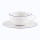 Raynaud Monceau Bleu Outremer breakfast cup w/ saucer 