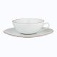 Raynaud Monceau Rouge Vermillon teacup w/ saucer 