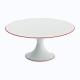 Raynaud Monceau Rouge Vermillon cake stand small 