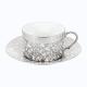 Raynaud Tolede Platine Blanc teacup w/ saucer large 