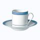 Raynaud Tropic Bleu coffee cup w/ saucer 