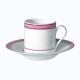 Raynaud Tropic Rose coffee cup w/ saucer 