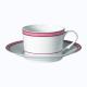 Raynaud Tropic Rose teacup w/ saucer large 